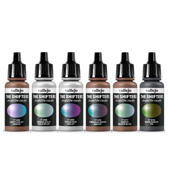 Set Vallejo The Shifters 6 u. (17 ml.) Galaxy Dust