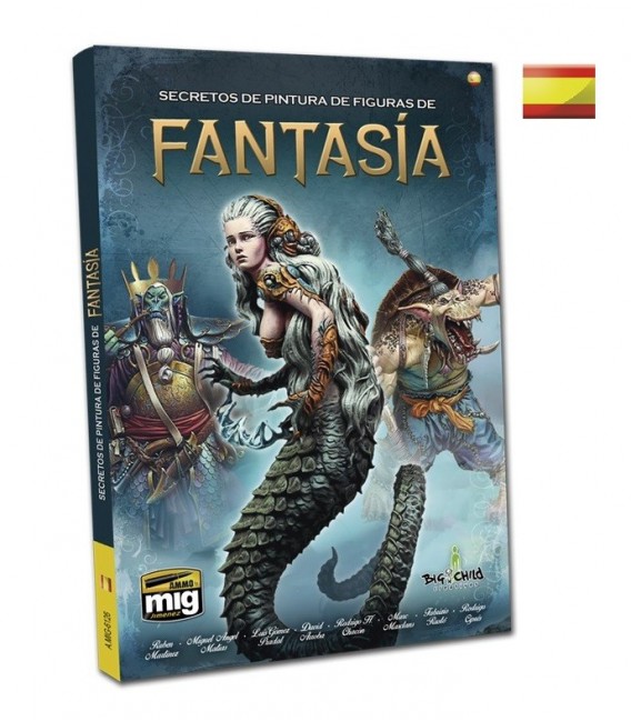 Libro Castellano "Secretos de pintura de figuras de fantasia"