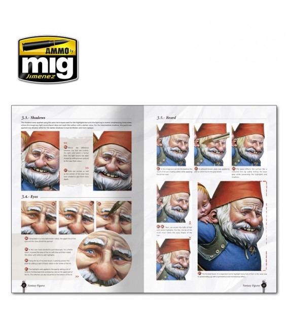 Libro Castellano "Secretos de pintura de figuras de fantasia"