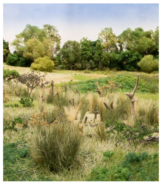 Field Grass Harvest Gold - Ouro Colheita - FG172 Woodland Scenics.
