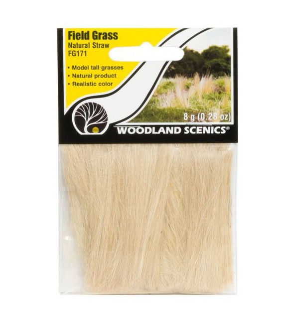 Field Grass Natural Straw - Palla Natural - FG171 Woodland Scenics.