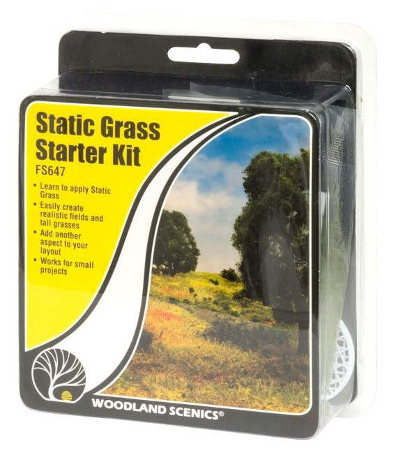 Static Grass Starter Kit FS647 Woodland Scenics.