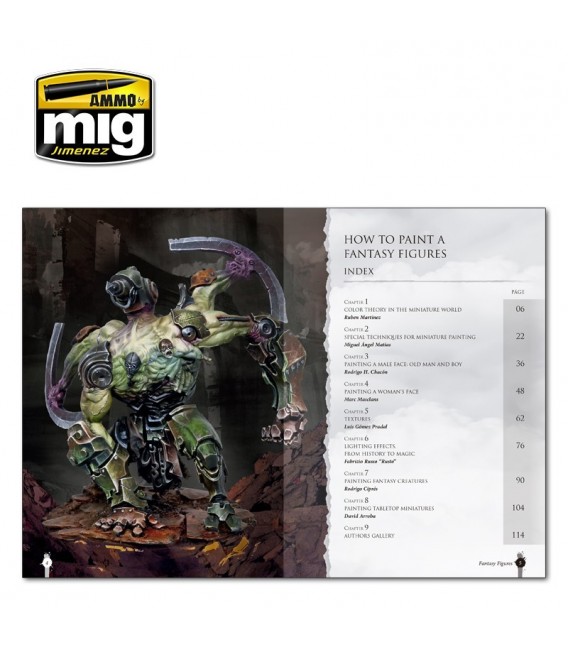 Libro Castellano "Secretos de pintura de figuras de fantasia"