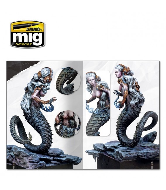 Libro Castellano "Secretos de pintura de figuras de fantasia"