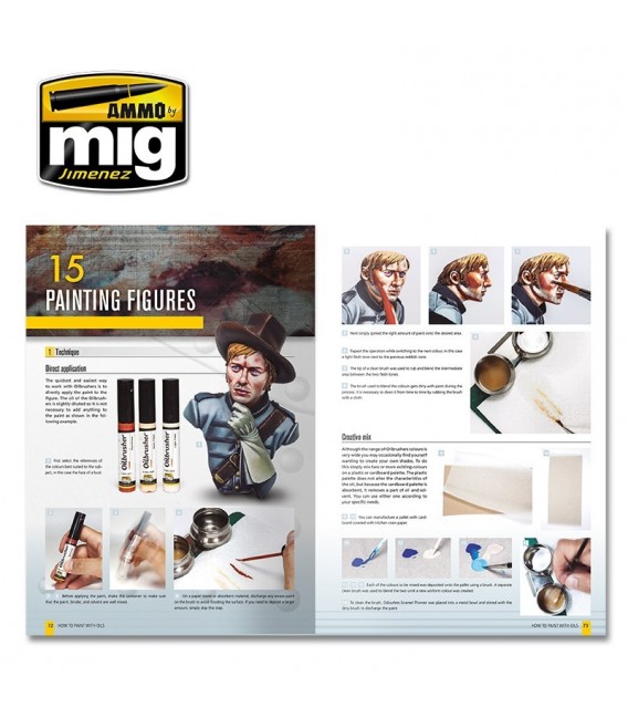 Livro Castellano. Guia de modelismo: como pintar con oleos