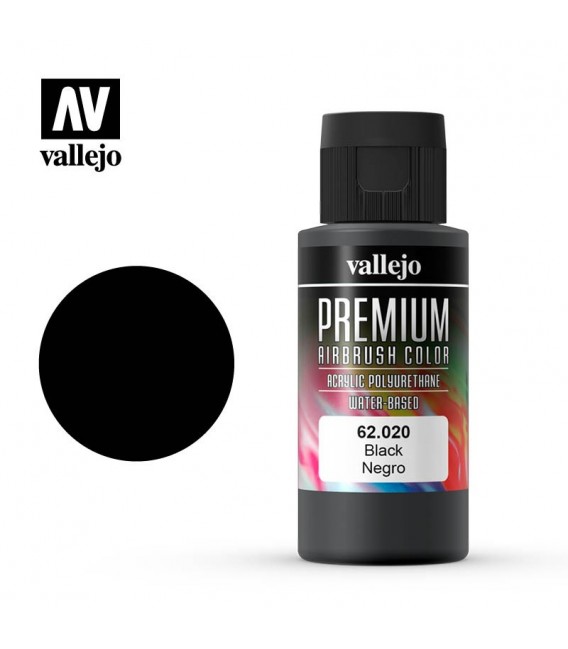 62020 Preto Vallejo Premium Color (60 ml.)