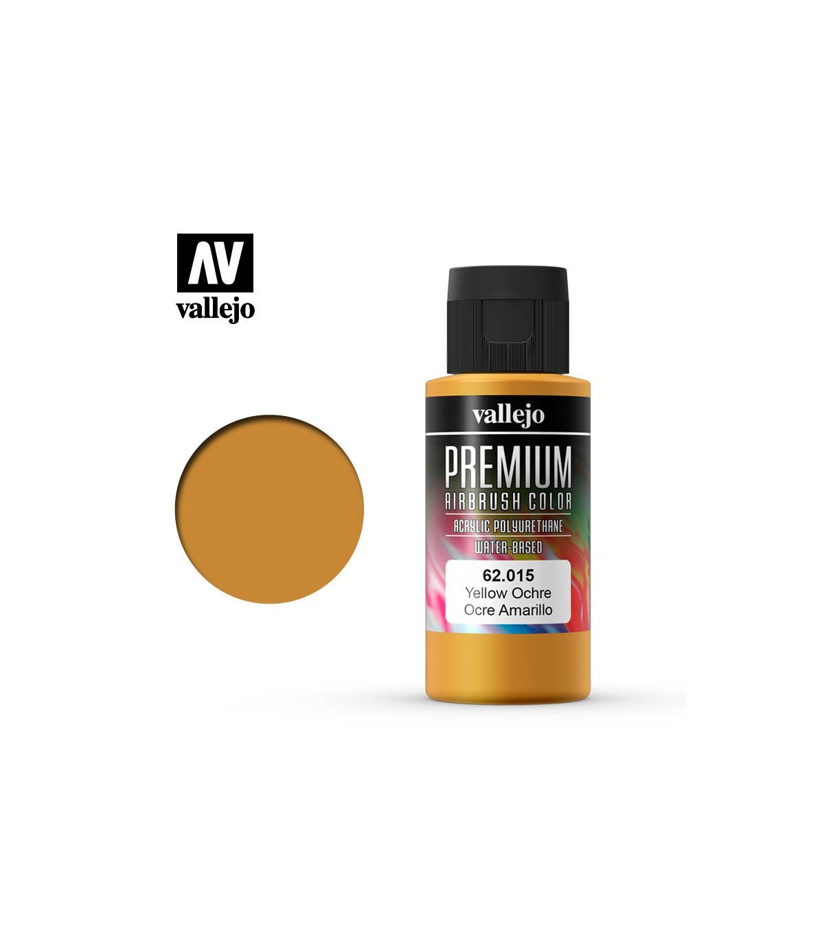 Vallejo 60ml Bottle Metallic Yellow Premium