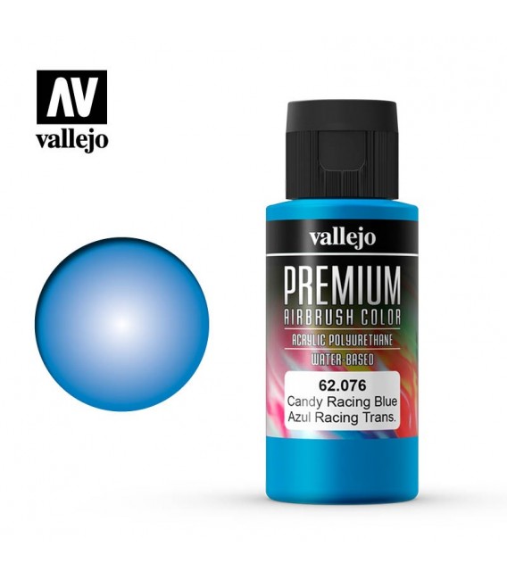 62076 Bleu Racing Candy Vallejo Premium Color (60 ml.)