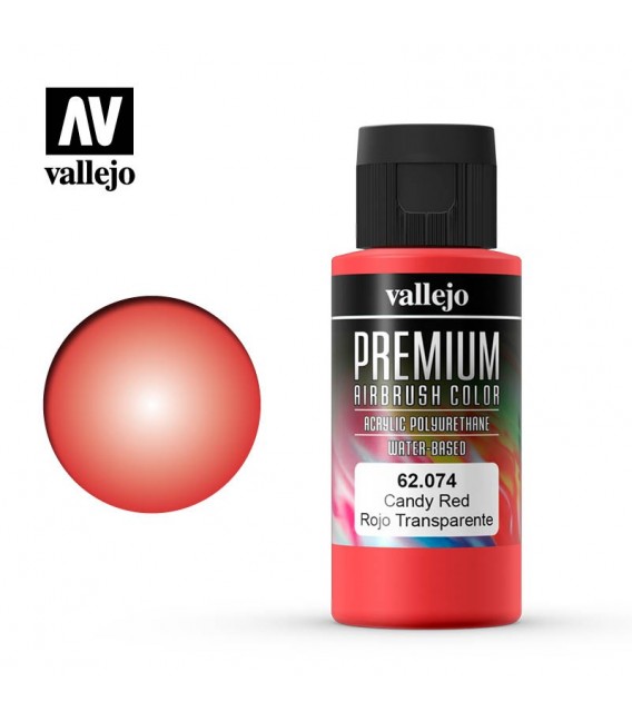 62074 Vermelho Candy Vallejo Premium Color (60 ml.)