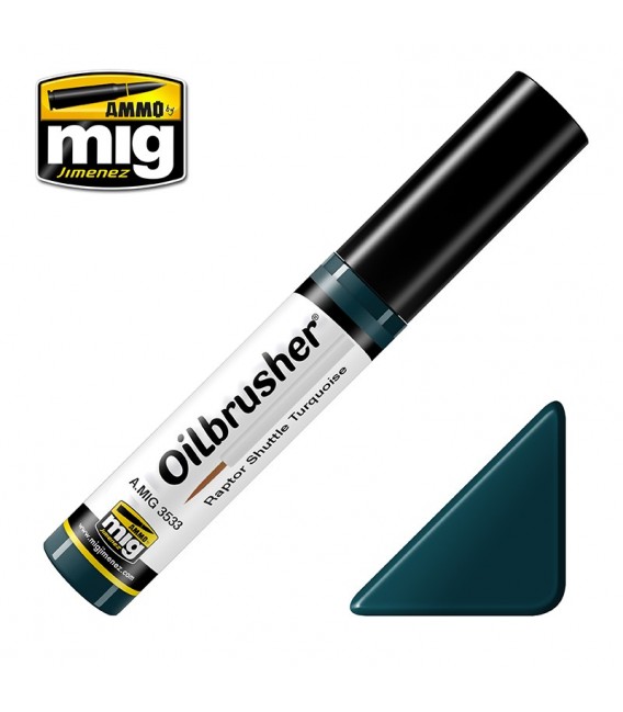 Oleo Oilbrusher Raptor Shuttle Turquoise