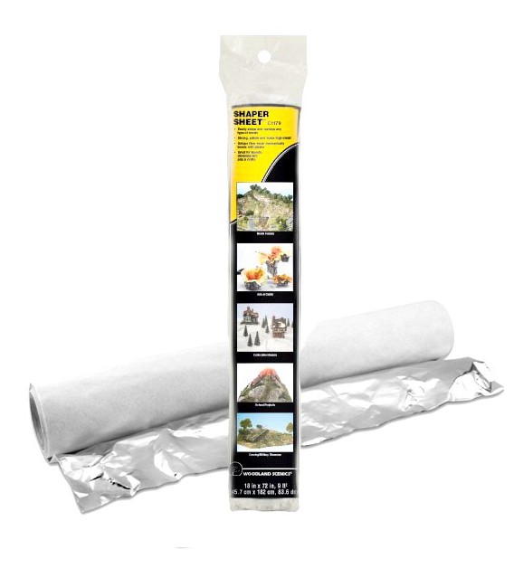 C1179 Shaper Sheet Feuille pour Modelisme de Terrain 45 x 182 cm Woodland Scenics.
