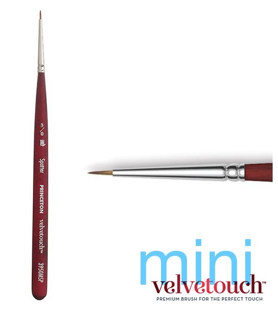 3/0 SPOTTER Pinceau Rond Court 3950 MINI manche court synthetique.