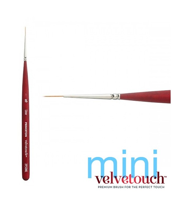 1 LINER Pinceau Filet Long 3950 MINI manche court synthetique.