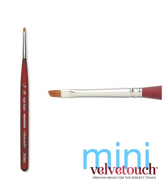 1/16 ANGLE SHADER Synthetic brush 3950 MINI short handle.