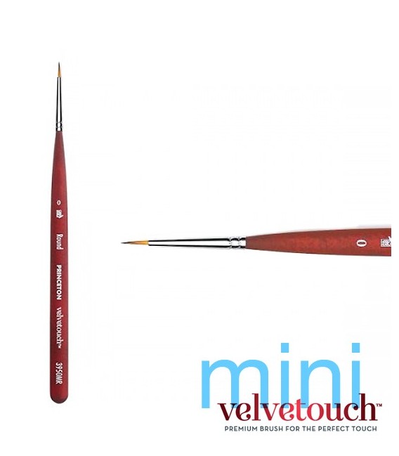 0 ROUND Pinzell Rodo Pel Llarg 3950 MINI manec curt sintetic.