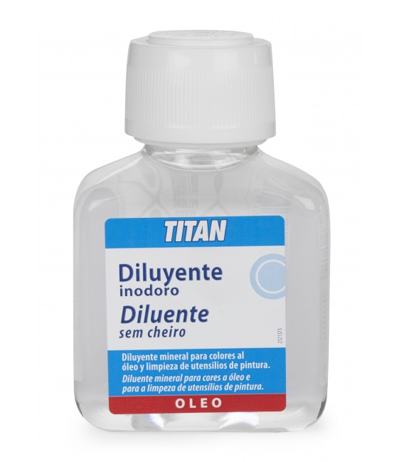 Diluant Inodore pour Huile Titan 100 ml.
