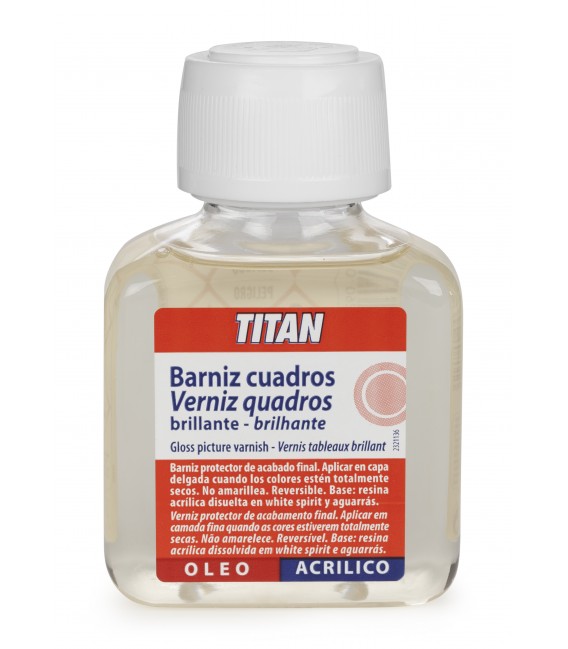 Verniz Quadros Brilhante Titan 100 ml.