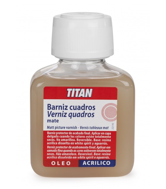 Vernice per Quadri Opaca Titan 100 ml.