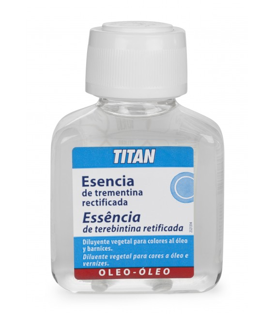 Essencia de Turpentina Retificada Titan 100 ml.