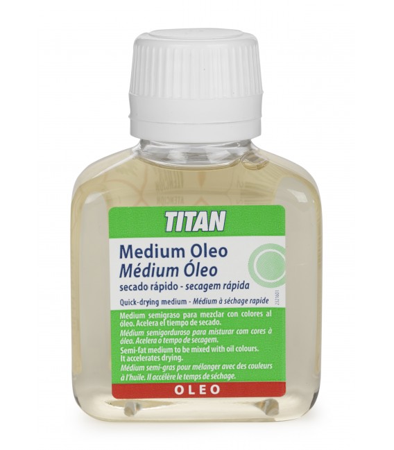 Medium Oleo Secado Rapido Titan 100 ml.