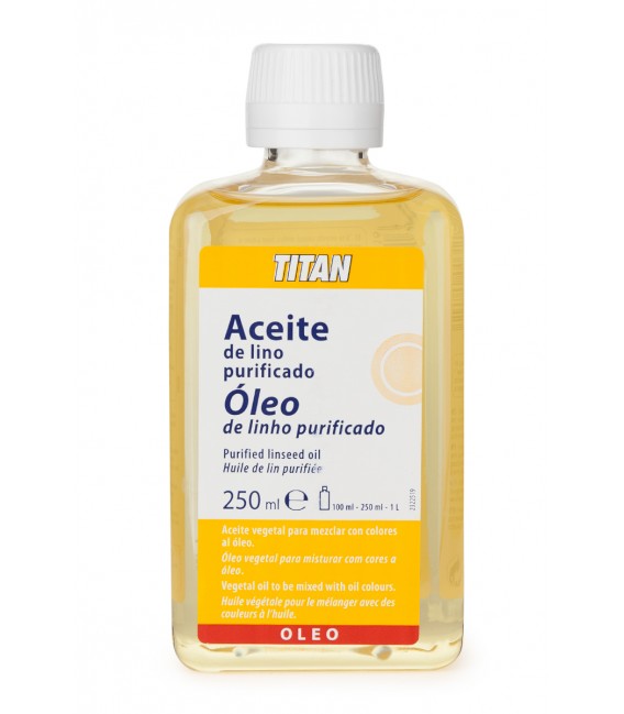Olio di Lino Purificato Titan 250 ml.