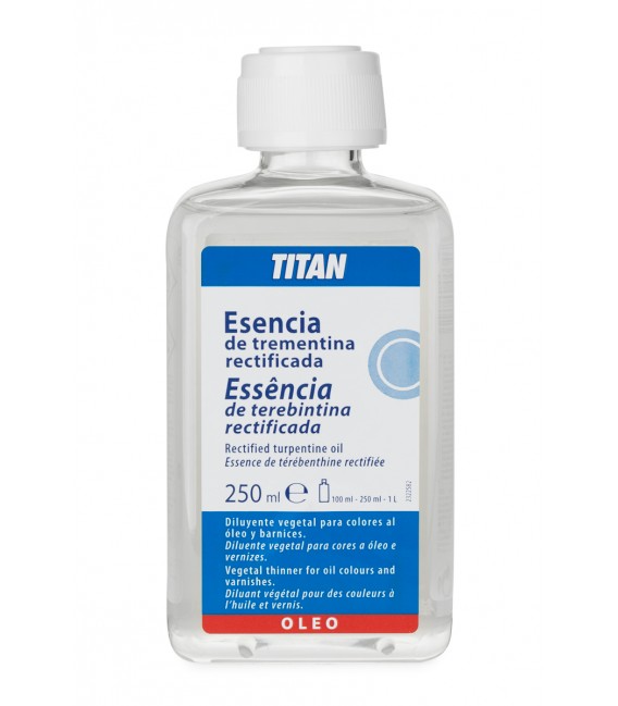 Essencia de Turpentina Retificada Titan 250 ml.