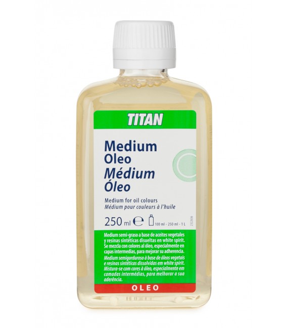 Medium Couleurs pour Huile Titan 250 ml.