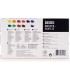 Set pintura acrilica Liquitex Basics 12 tubs