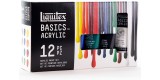 Set pintura acrilica Liquitex Basics 12 tubos