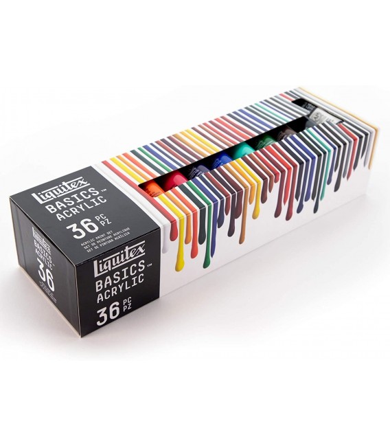 Acrylic paints set Liquitex Basics 36 tubes