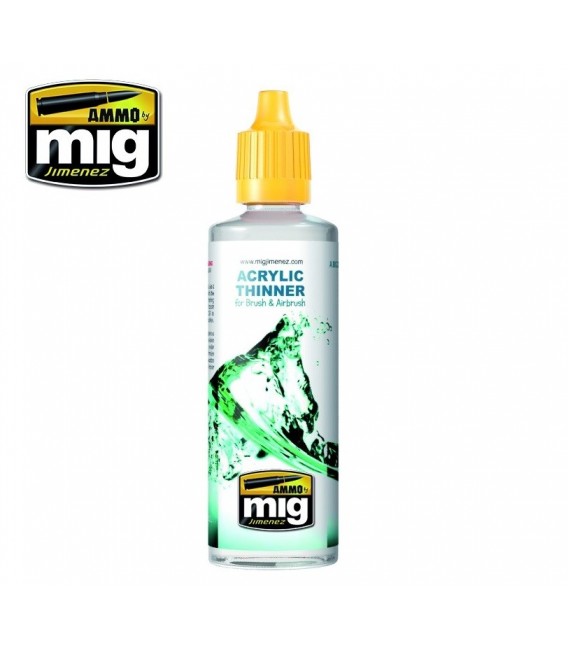 Acrylic Thinner AMMO MIG Jimenez 60 ml.
