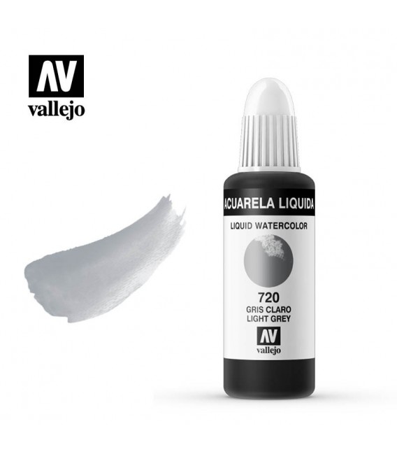 720 Gris clar aquarel.la liquida Vallejo 32 ml.