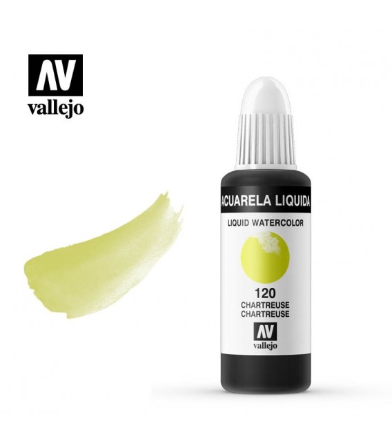 120 Chartreuse aquarel.la liquida Vallejo 32 ml.