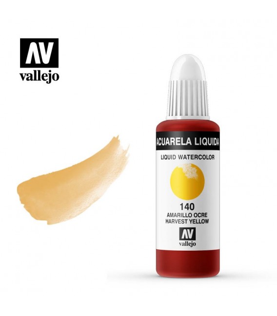 140 Groc ocre aquarel.la liquida Vallejo 32 ml.