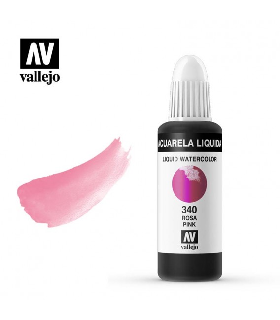 340 Rosa aquarel.la liquida Vallejo 32 ml.