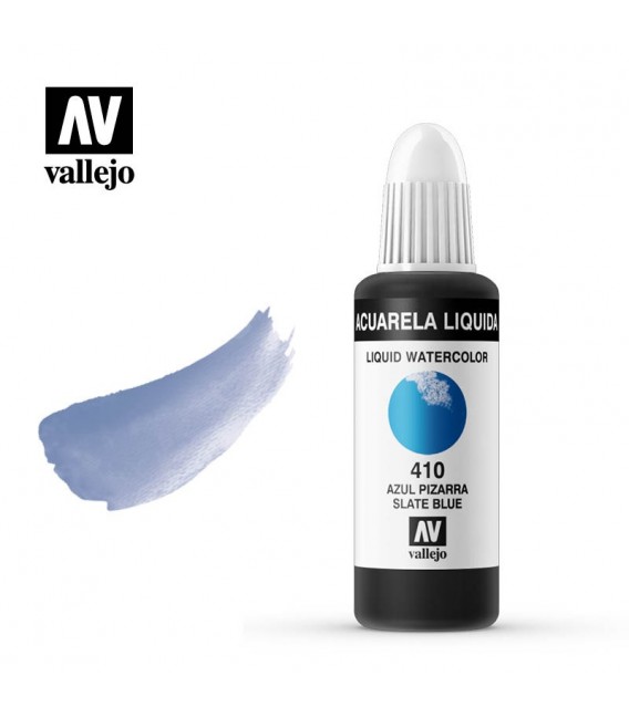 410 Slate blue liquid water colour Vallejo 32 ml.