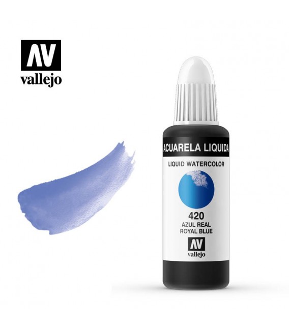 420 Blau reial aquarel.la liquida Vallejo 32 ml.