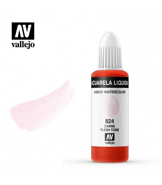 824 Carne acuarela liquida Vallejo 32 ml.