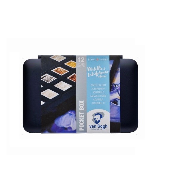 Caixa Aquarel.la Van Gogh set plastic 18 pastilles