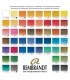 Water color metal box set Rembrandt de luxe set 48 pans