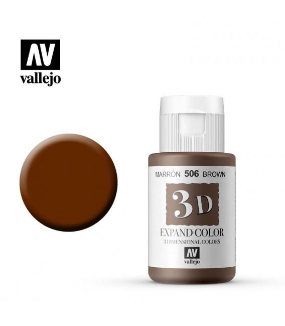 506 Marrón Vallejo Expand 3D 35 ml.