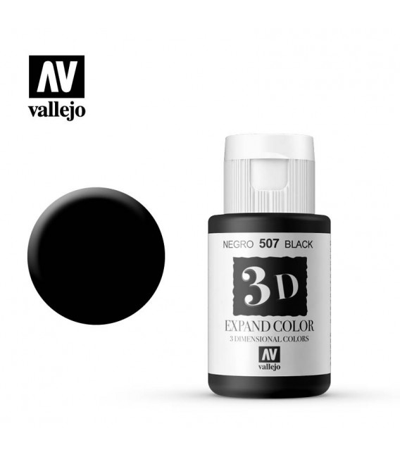 507 Negre Vallejo Expand 3D 35 ml.