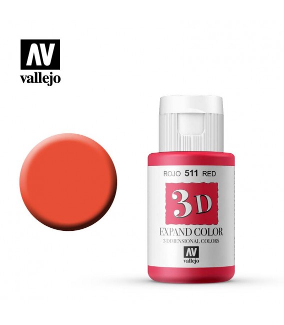 511 Red Vallejo Expand 3D 35 ml.