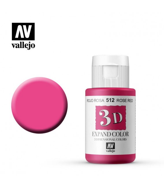 512 Vermell Rosa Vallejo Expand 3D 35 ml.