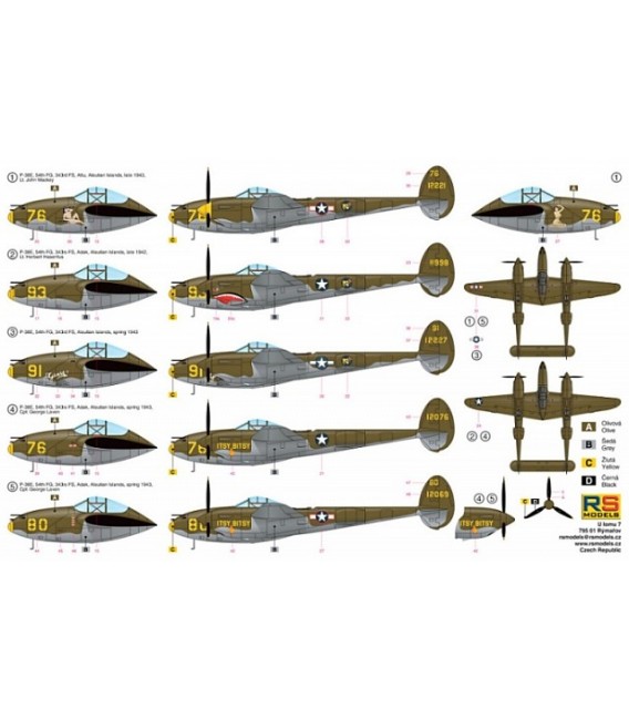 P-38 E Lightning 92141