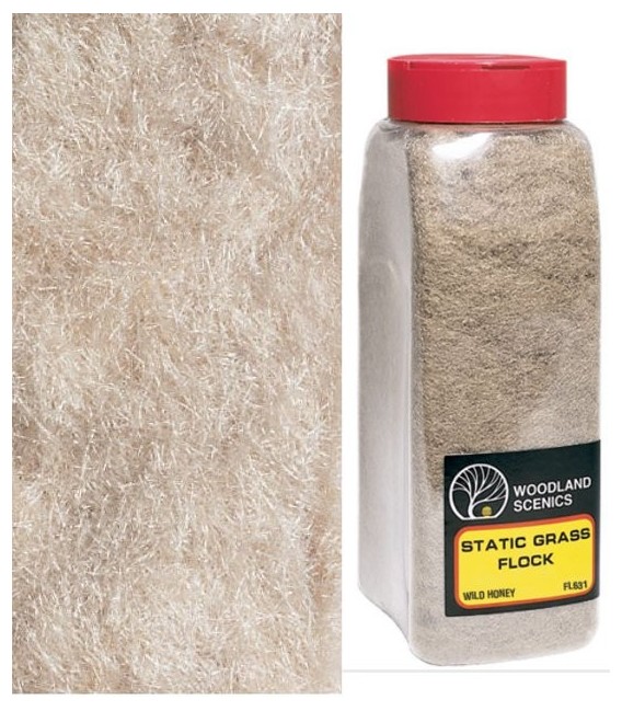 12 mm Static Grass Straw - Palla - FS628 Woodland Scenics 945 cm3.