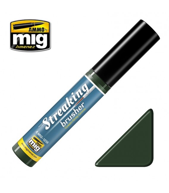 Streakingbrusher Ammo Mig Suciedad Gris Verdosa 10 ml.