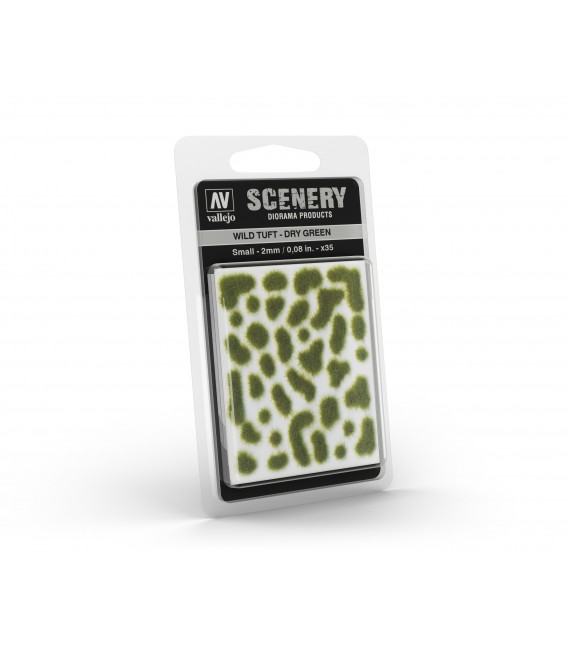 SC401 - Dry Green Wild Tuft Small 2 mm Vallejo Scenery