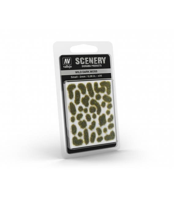 SC402 - Wild Dark Moss Small 2 mm Vallejo Scenery