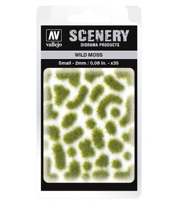SC404 - Wild Moss Small 2 mm Vallejo Scenery